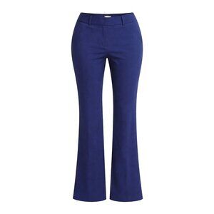 7Th Avenue New York And Company Size 14 Navy Bootcut Pants Stretch Trouser Work